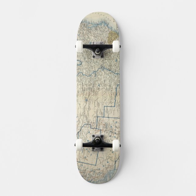 USA December 1860 Mini Skateboard Bräda 18,7 Cm (Framsida)