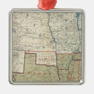 USA December 1861 Julgransprydnad Metall