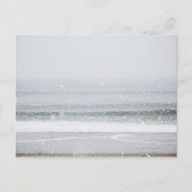 USA, delstaten New York, Rockaway Beach, stormen s Vykort (Framsida)