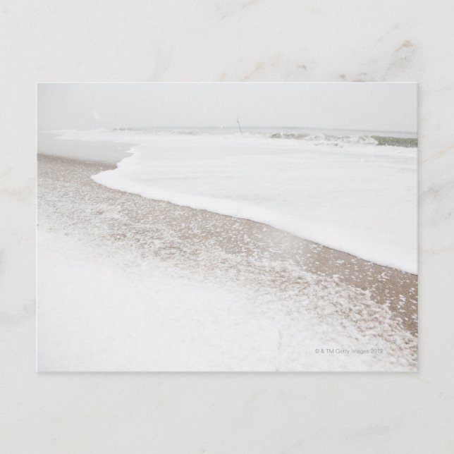 USA, delstaten New York, Rockaway Beach, stranden  Vykort (Framsida)