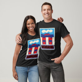USA - Delstater - NEBRASKA T Shirt