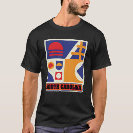 USA - Delstater - NORTH CAROLINA T Shirt