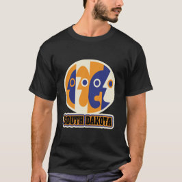 USA - Delstater - SÖDRA DAKOTA T Shirt