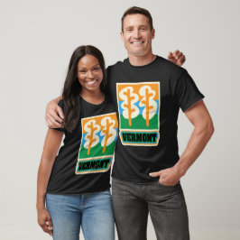 USA - Delstater - VERMONT T Shirt