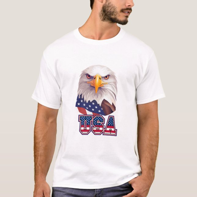 USA-design t-shirt (Framsida)