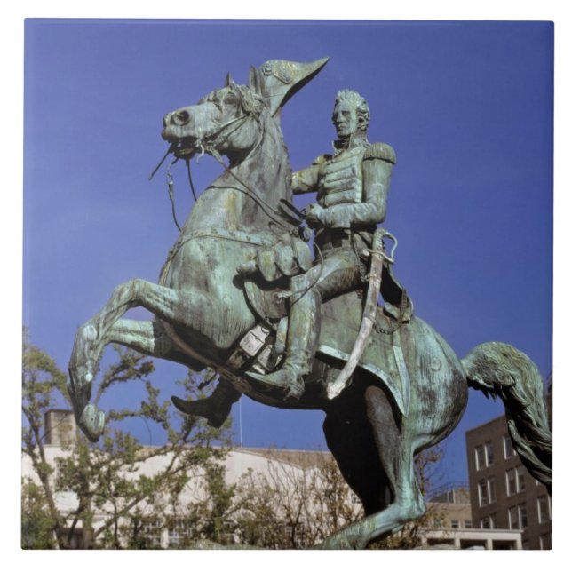 USA, District of Columbia. Den triumferande, Kakelplatta (Framsidan)
