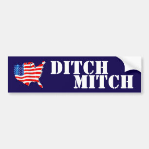 USA Ditch Mitch McConnell Kentucky Senator för gam Bildekal