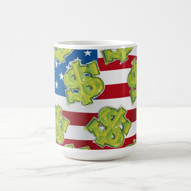 USA-dollar Kaffemugg (Center)
