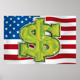 USA-dollar Poster