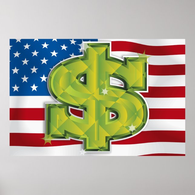 USA-dollar Poster (Framsidan)
