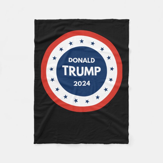 Usa Donald Trump 2024 Fleecefilt (Framsidan)