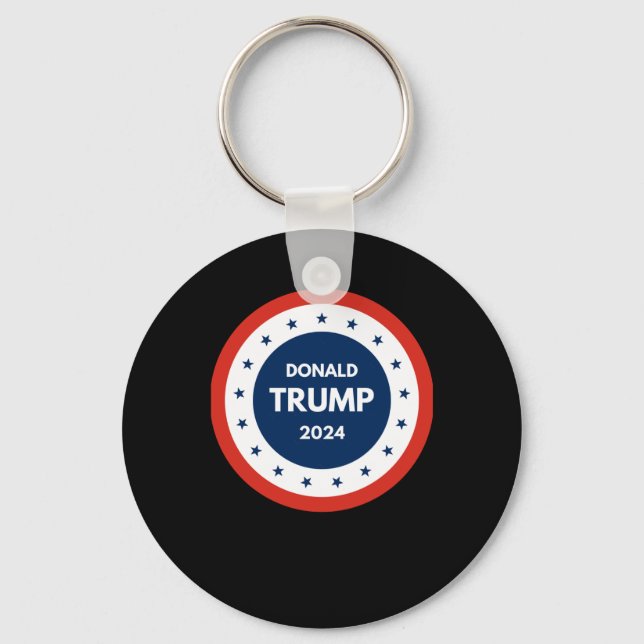 Usa Donald Trump 2024 Nyckelring (Framsida)