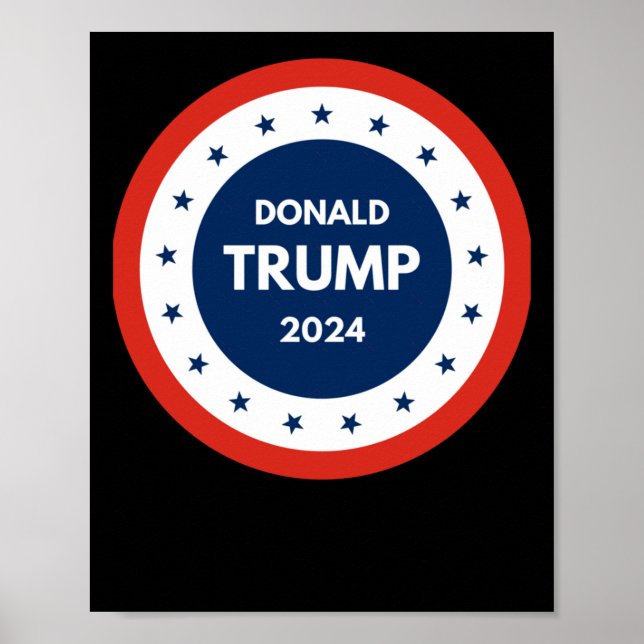 Usa Donald Trump 2024 Poster (Framsidan)
