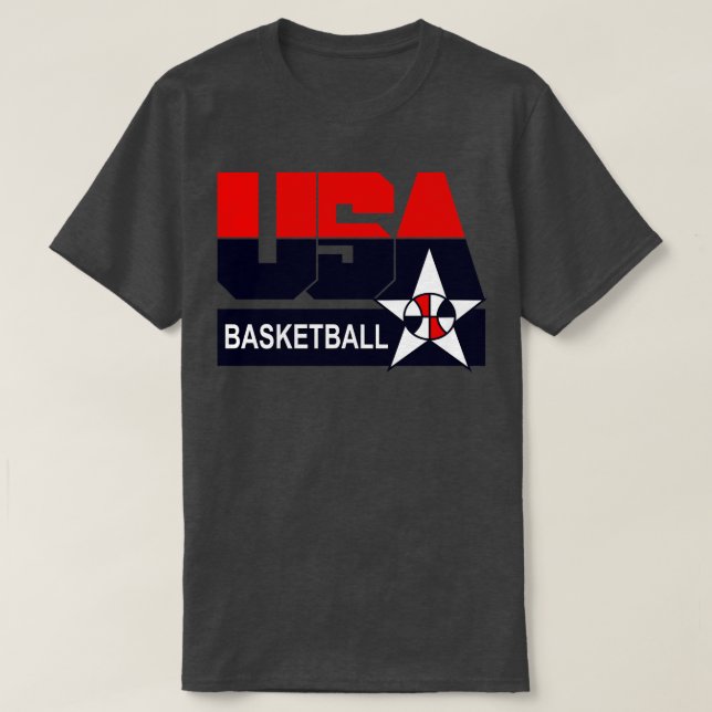 USA DREAM TEAM 92 DEN BÄSTA KVALITETEN PÅ TEEBULIK T SHIRT (Design framsida)