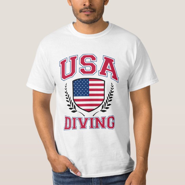 USA dyka Tee Shirt (Framsida)