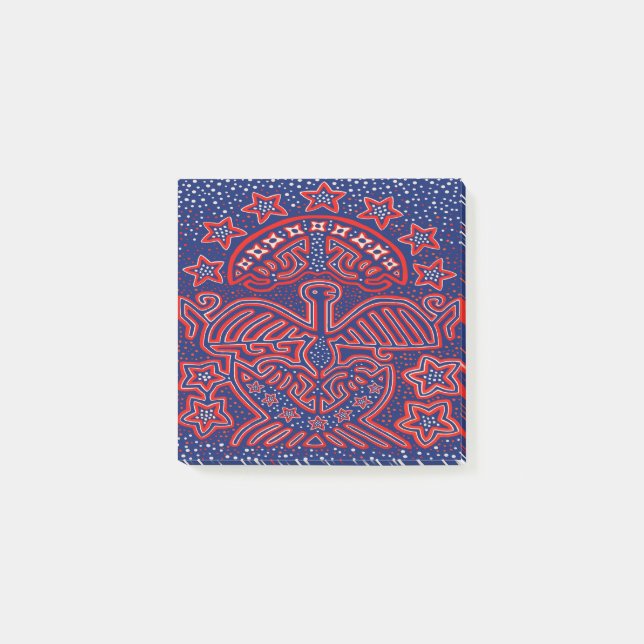 USA Eagle Democratic Patriot Post-it Block (Framsida)