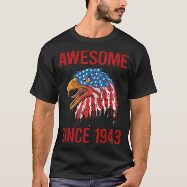 USA Eagle - Fantastisk Sedan 1943 T Shirt (Framsida)