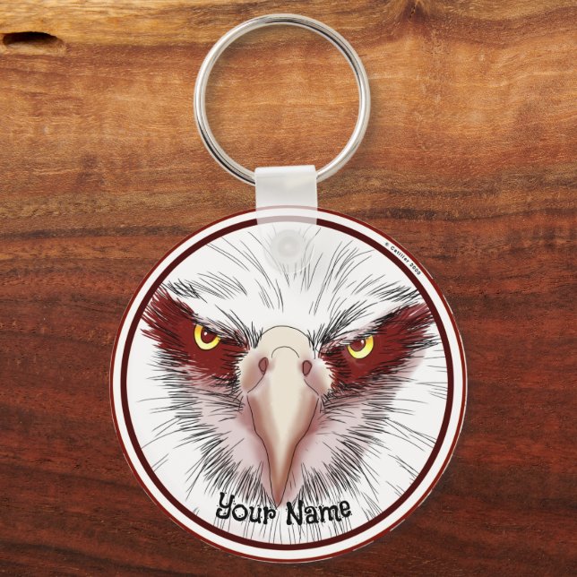 USA Eagle Head Nyckelring (Framsida)