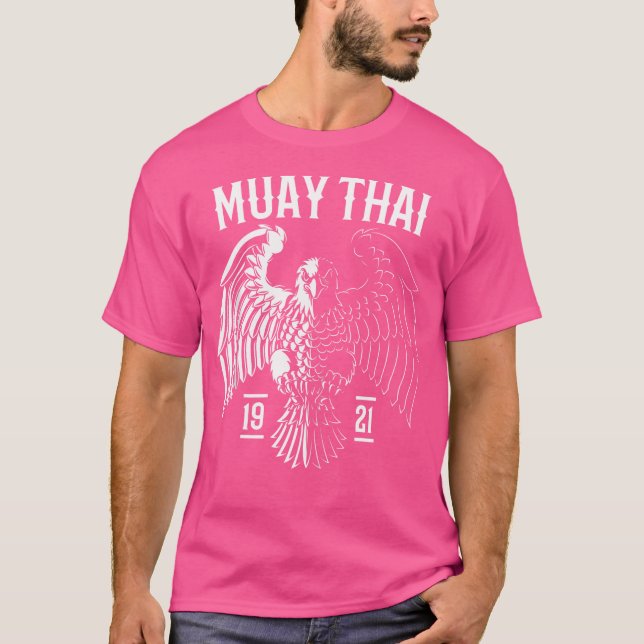 Usa Eagle Muay Thai Nak Muay Kickboxing T Shirt (Framsida)