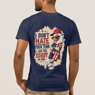 USA Eagle Rivalitet Humor Fotboll Fan T-shirt