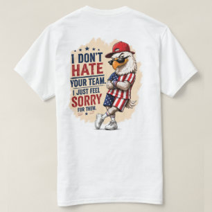 USA Eagle Rivalitet Humor Fotboll Fan T-shirt