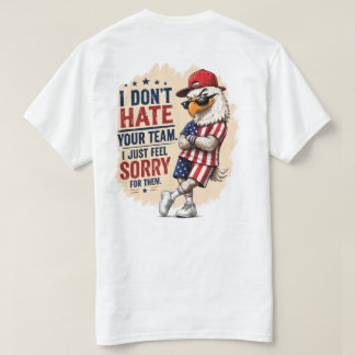 USA Eagle Rivalitet Humor Fotboll Fan T-shirt