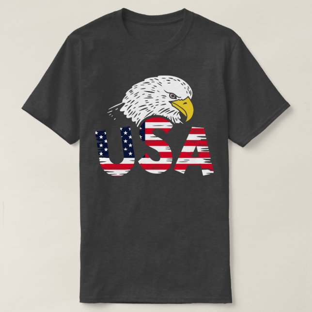 USA Eagle T Shirt (Design framsida)