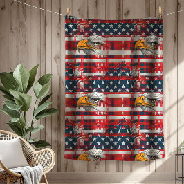 USA Eagle Throw Celebrate Freedom in Cozy Style Fleecefilt