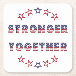 USA Elections Party Collection! Underlägg Papper Kvadrat