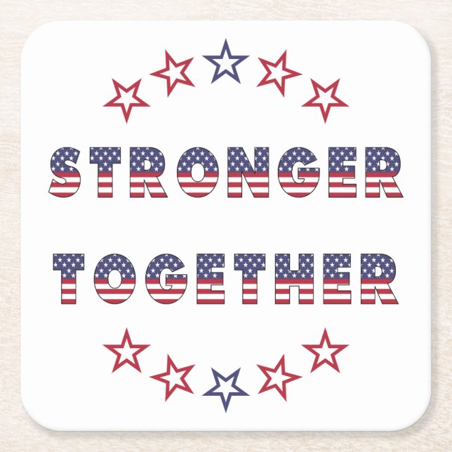 USA Elections Party Collection! Underlägg Papper Kvadrat (Framsidan)