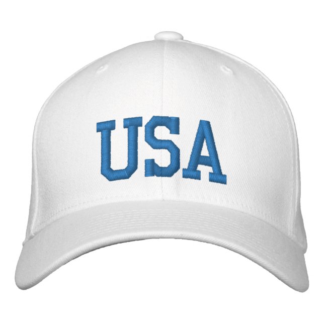 USA Embroized Hat Broderad Keps (Framsida)