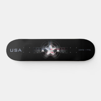 USA Est. 1776 Mini Skateboard Bräda 18,5 Cm