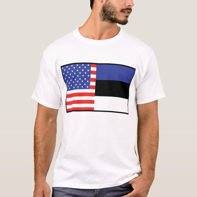 USA/Estonia Tee Shirt (Framsida)