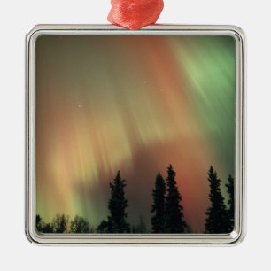 USA, Fairbanks-området, centrala Alaska, Aurora 3 Julgransprydnad Metall