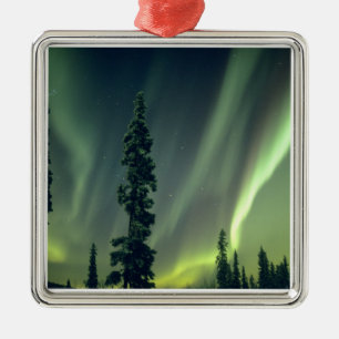 USA, Fairbanks-området, centrala Alaska, Aurora Julgransprydnad Metall