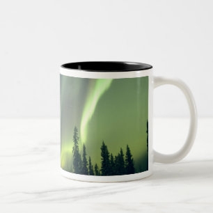 USA, Fairbanks-området, centrala Alaska, Aurora Två-Tonad Mugg