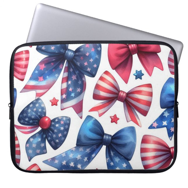 USA Fält Day Bows Laptop Fodral (Framsidan)