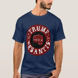 USA Fist Tattoo Trump DeSantis 2024 T Shirt