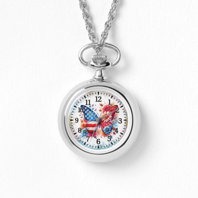 USA Fjäril Armbandsur (Framsida)