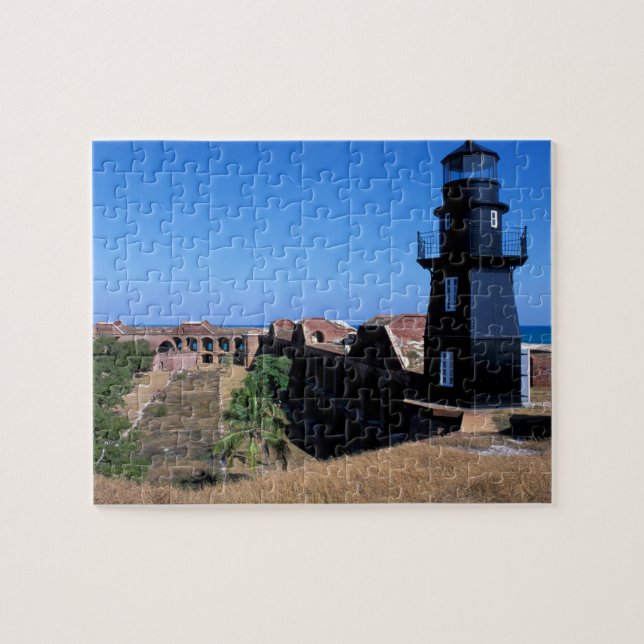 USA, FL, Florida Keys, Fort Jefferson, 1846, 2 Pussel (Horisontell)