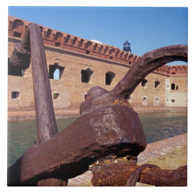USA, FL, Florida Keys, Fort Jefferson, 1846, Kakelplatta (Framsidan)