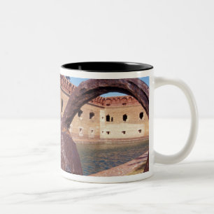 USA, FL, Florida Keys, Fort Jefferson, 1846, Två-Tonad Mugg