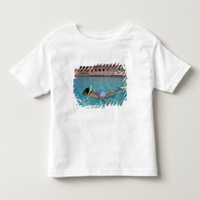 USA, FL, Florida Nycklar, Fort Jefferson, 1846. T-shirt (Framsida)