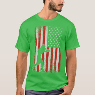 USA Flag Boxing T Shirt
