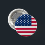 USA Flag Button Patriotic Knapp<br><div class="desc">American Flag Buttons - United States of America - USA Flag - Patriotic - independence day - July 4th - Customizable - Choose / Add Your Unique Text / Color / Image - Make Your Special Button Gifts Accessories - Resize and move or remove and add elements / image with...</div>