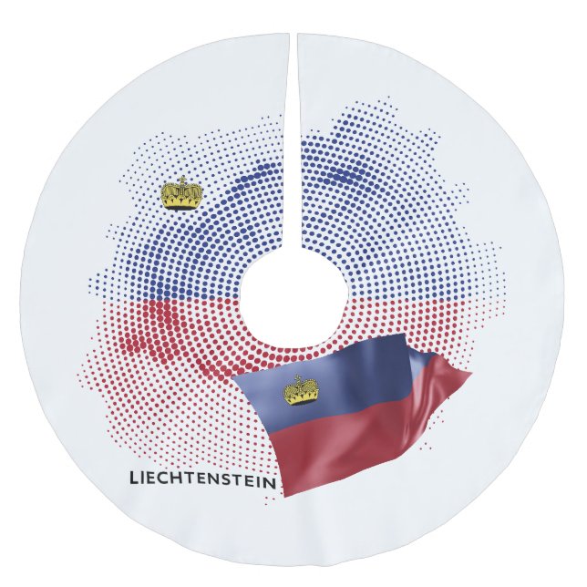 USA flag Julgransmatta Borstad Polyester (Framsidan)