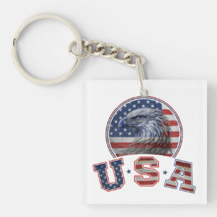 USA Flag Vintage Amerikansk Örn Amerikansk Flagga