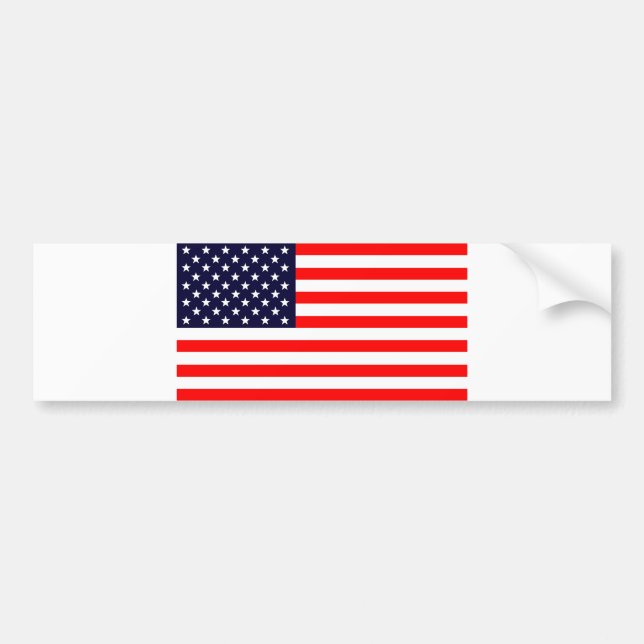 USA-flagg Bildekal (Framsidan)