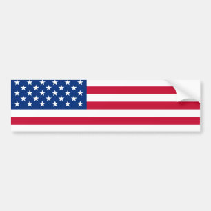 USA flagg dekal för stötfångare