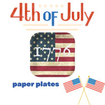 USA flagga 1776 Party